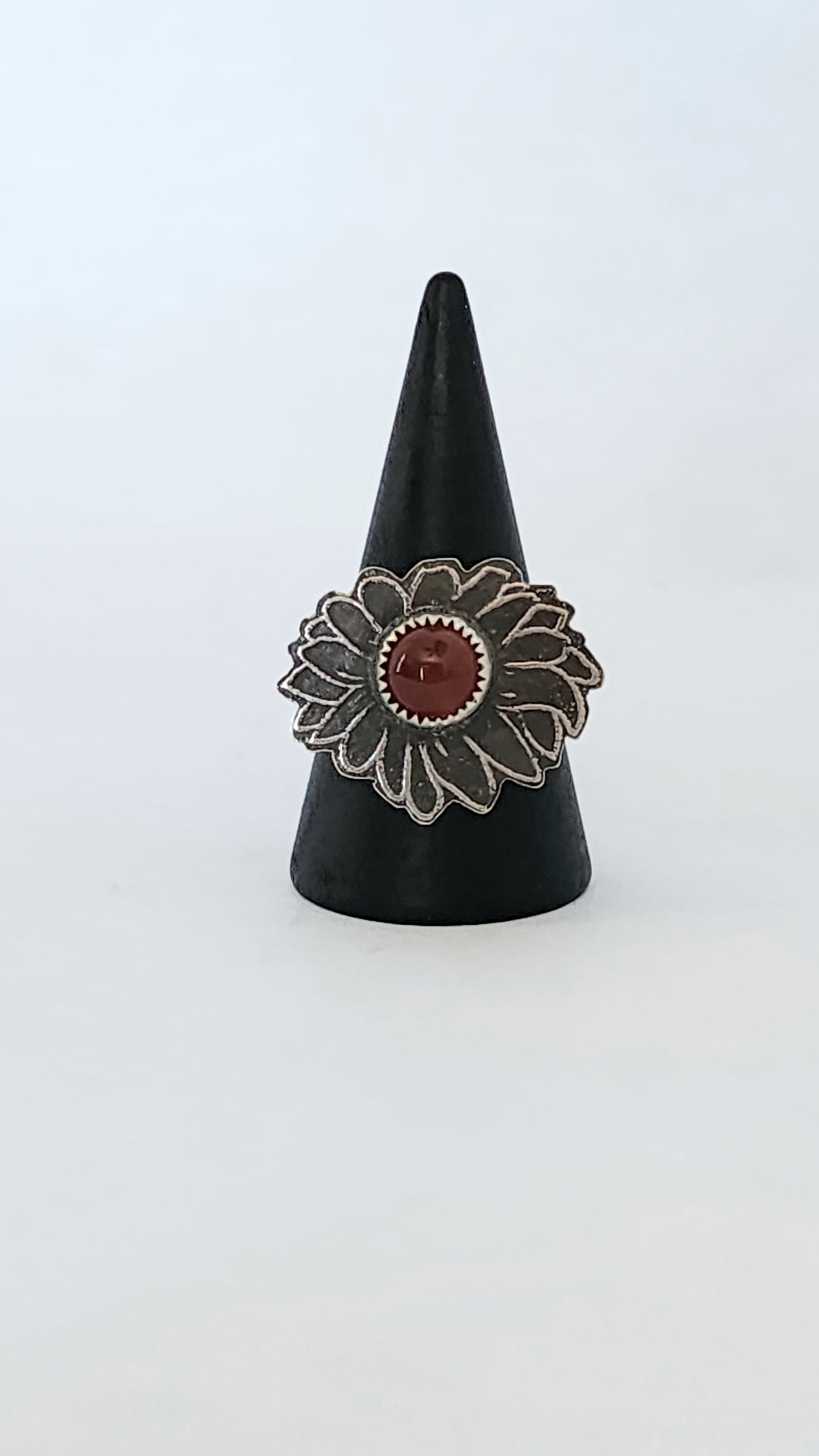 Sterling Silver Sunflower Ring