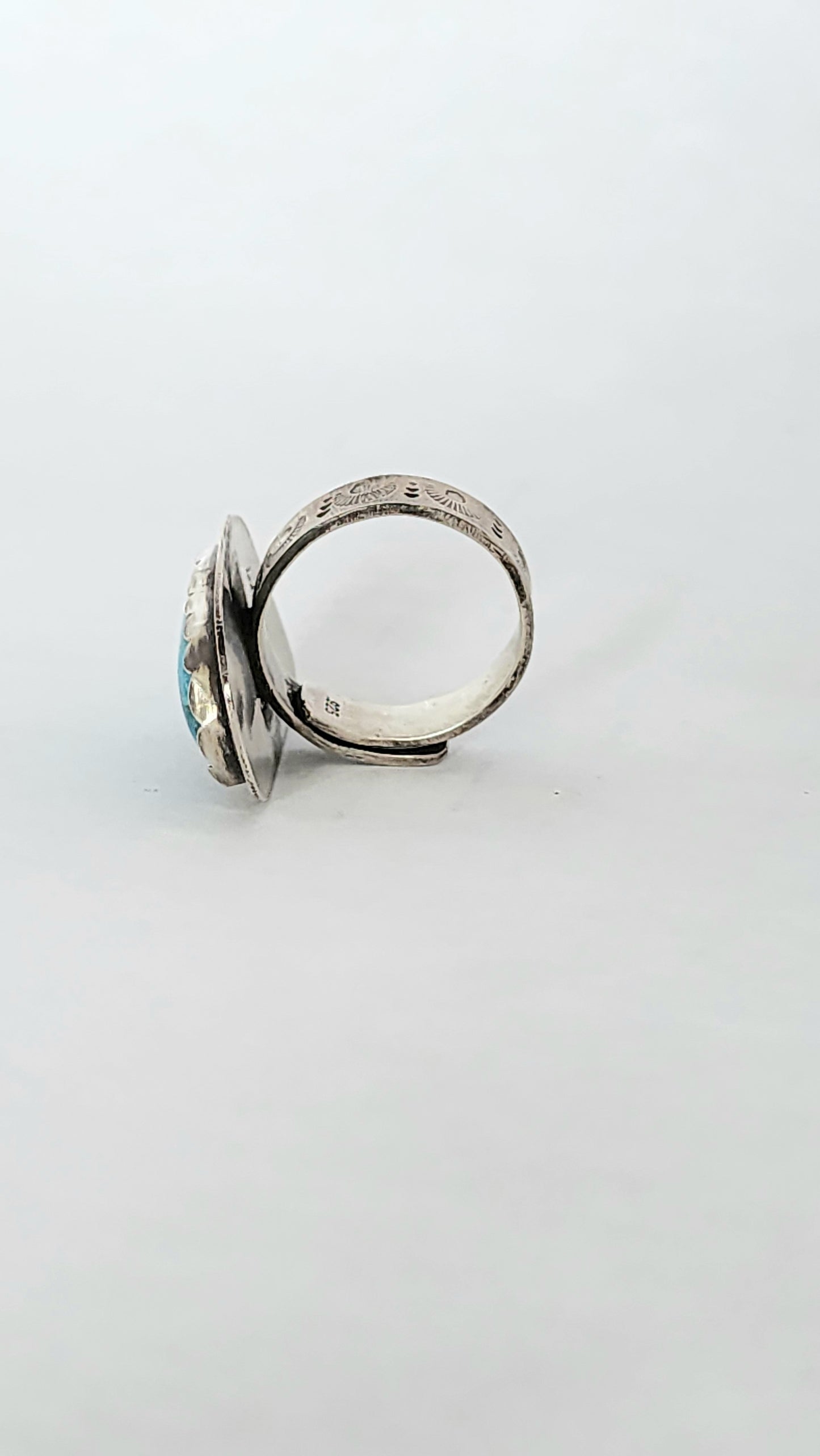 Sterling Silver Bisbee Turquoise Ring